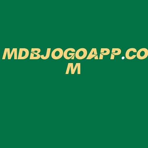 Logo da MDBJOGOAPP